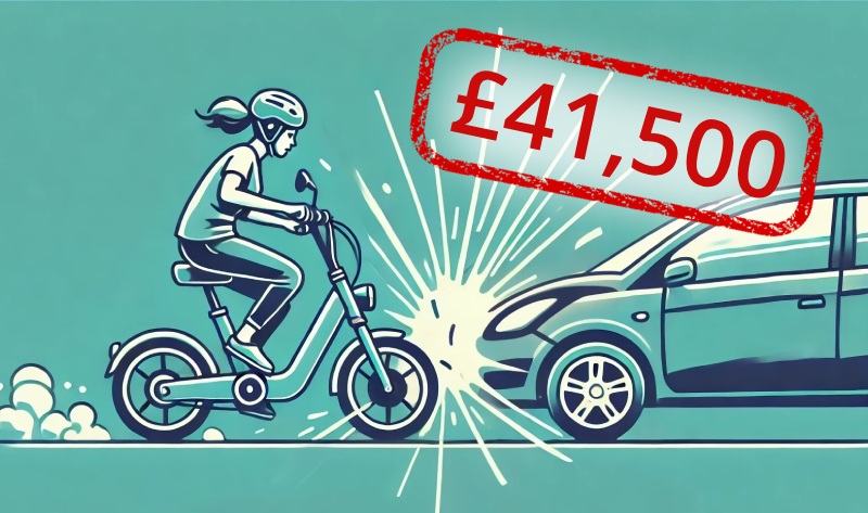 Christine’s E-Bike Accident Claim Settles for £41,500 (Belfast)